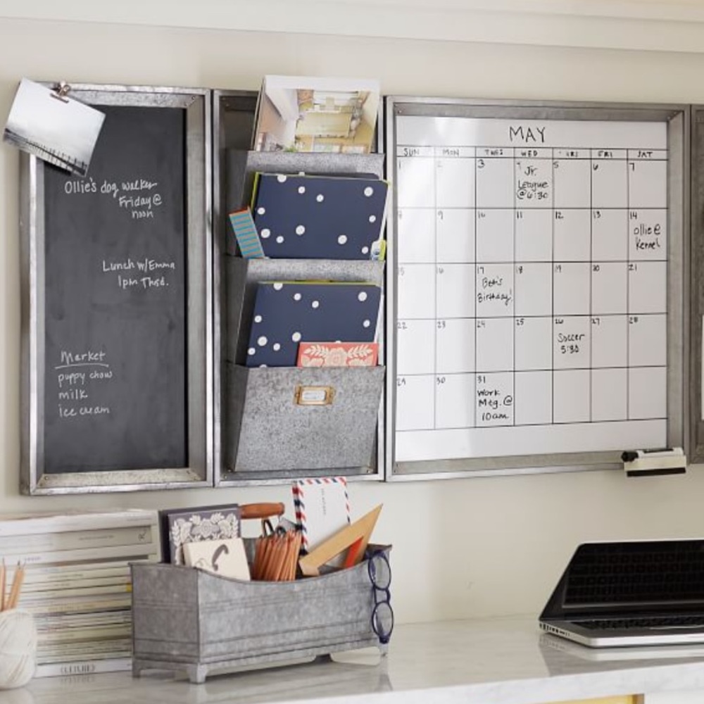 HOST PIC Pottery Barn galvanized letter bin❤️❤️❤️